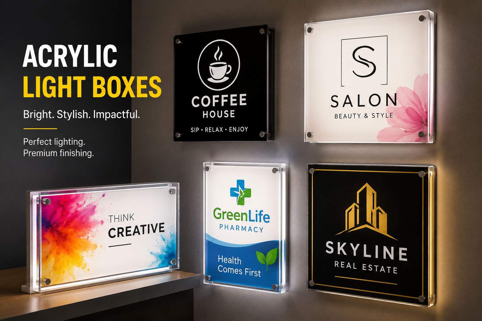 Acrylic Light Boxes
